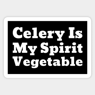 Celery Is My Spirit Vegetable Sticker